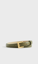 Vita Belt- Pebble leather Loden