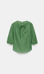 Anvers 3/4 Sleeve Blouse Evergreen