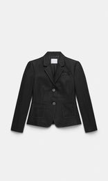 Biarritz 2 Button Blazer Black