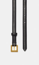 Veneto Leather Belt 15mm Black