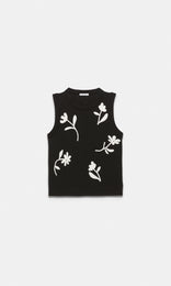 Bosco Tank Blk/Ivory