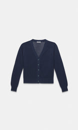 Imperia Vee Cardigan Navy