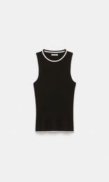 Isola Vest Blk/Ivory