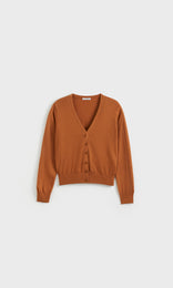 Vera Cardigan Burnt Orange