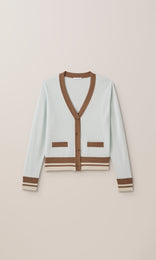 Kirkcaldy Vee Cardigan Mint