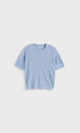 Amore SS Pointelle Blue