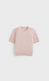 Amore SS Pointelle Light Pink