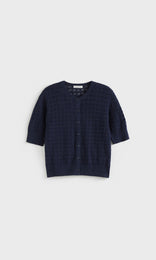 Amore SS Pointelle Navy