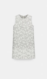 Marmi Shift Dress Ivory/Blk