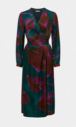 Monroe Dress Jade/Orchid