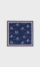 Nautical Scarf Indigo col.1