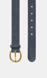 Breve Suede Belt 30mm Flag