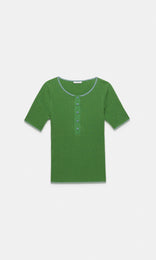 Piemonte Henley Grass/Soft Aqua