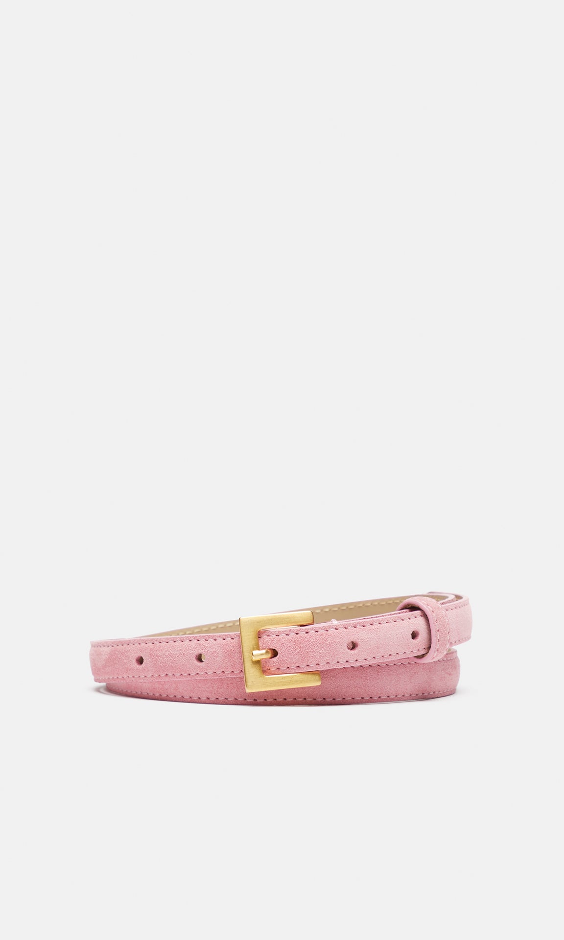 Veneto Suede Belt 15mm Gum