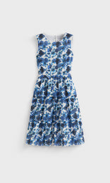 Corfu tiered Dress Ink