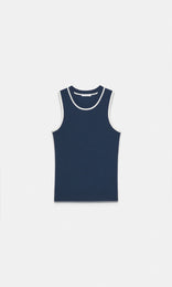 Rapallo Tank Navy/Ivory