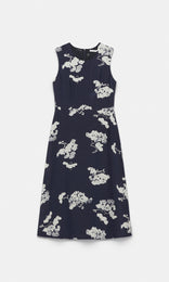 Salina Sleeveless Dress Navy/Creme