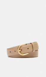 Breve Leather Belt 30mm Cappuccino