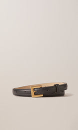 Leather Belt 15mm Black