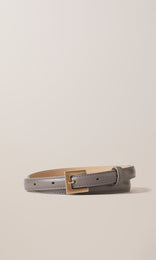 Leather Belt 15mm Slate