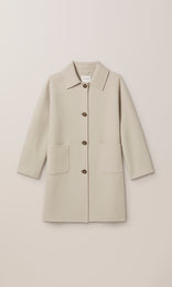 Jutland Long Coat Putty