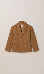 Chevron Coat Amber