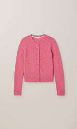 Balloch Crew Cardigan Fuchsia