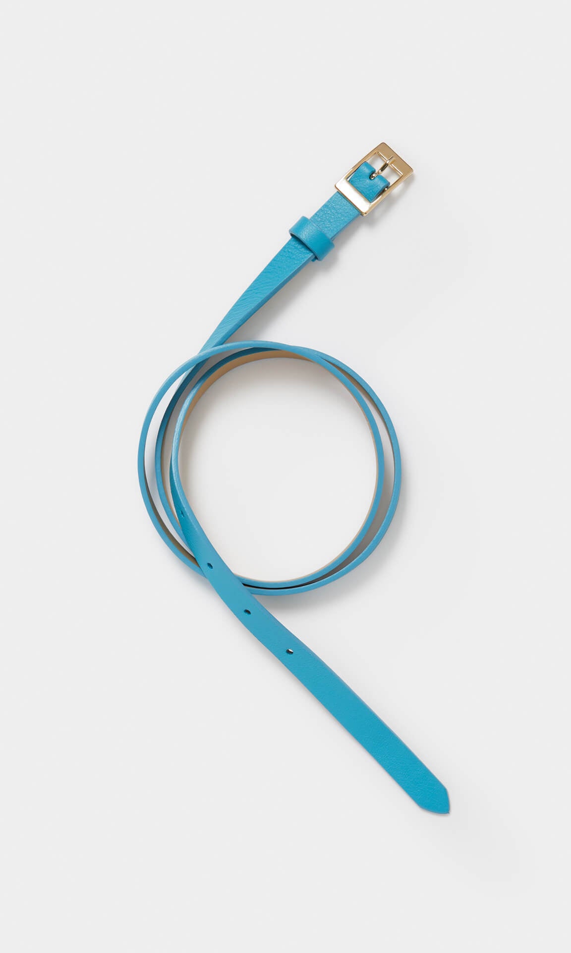Blue skinny belt sale