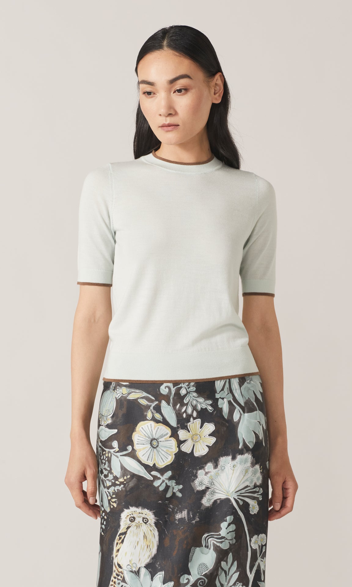 Exeter S/S Merino Mint