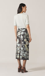 Gufo Fiore Skirt Dark Brown
