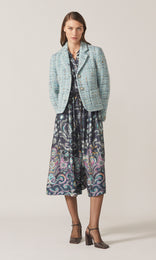 Carlisle Tweed Blazer Aqua