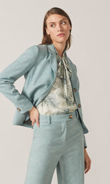 Rache Blouse Ocean Mist