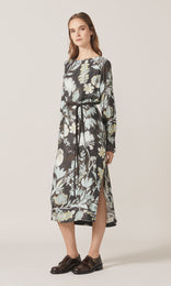 Gufo Fiore Dress Dark Brown