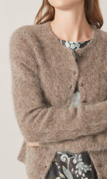 Isla Alpaca Cardigan Neutral