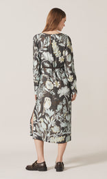 Gufo Fiore Dress Dark Brown