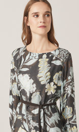 Gufo Fiore Dress Dark Brown