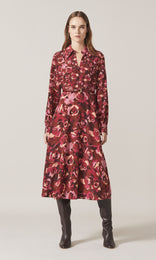 Rosa Mista Dress Magenta