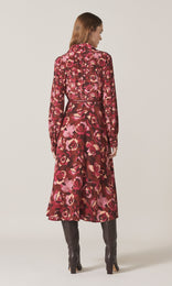 Rosa Mista Dress Magenta