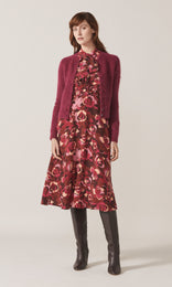 Rosa Mista Dress Magenta