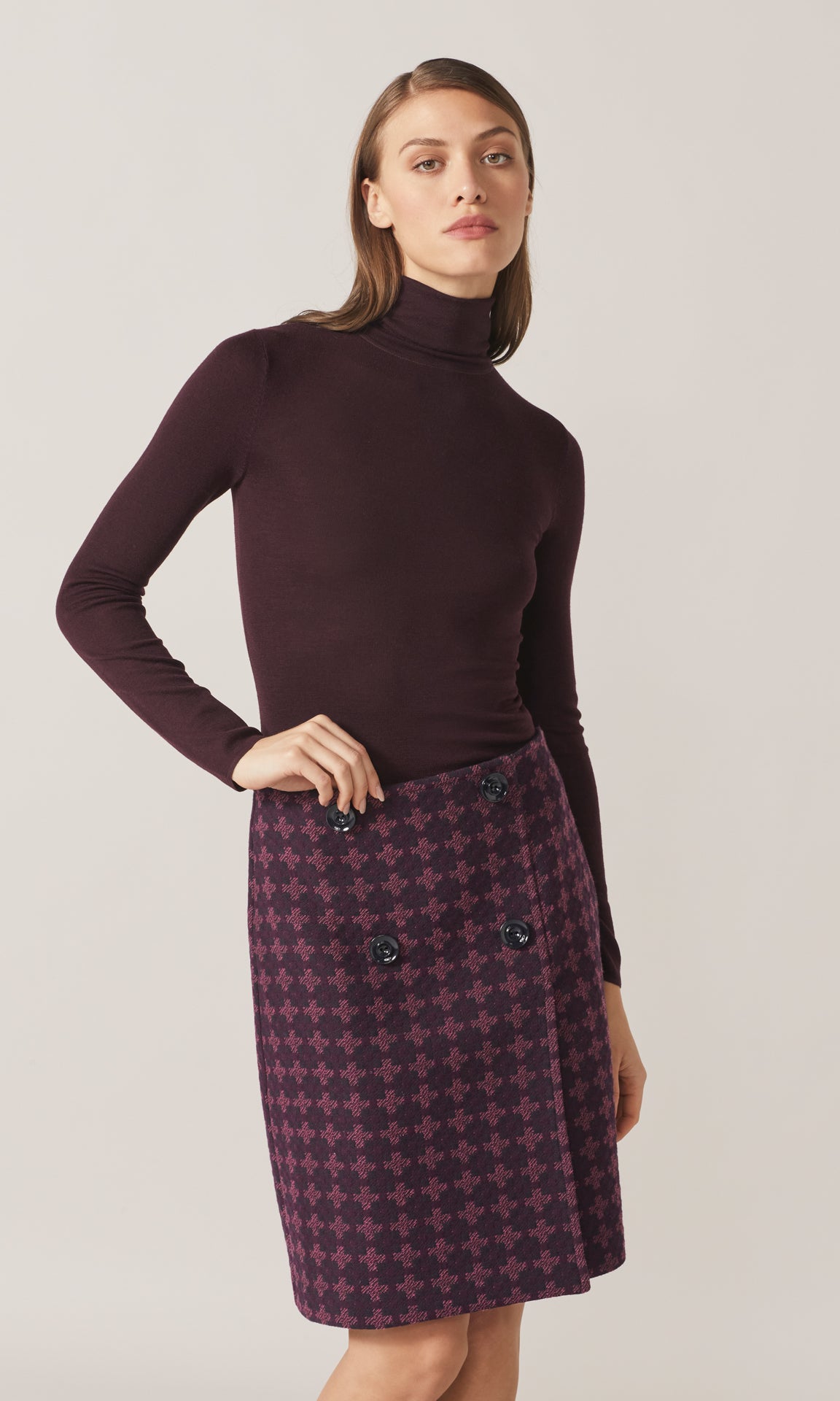 Clevedon Skirt Mulberry