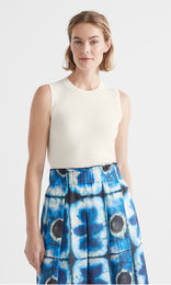 Vera Sleeveless Ivory