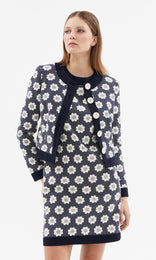 Tuileries Jacket Navy/Creme