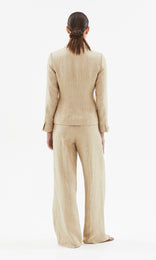 Carnaby 2 Button Blazer Flax