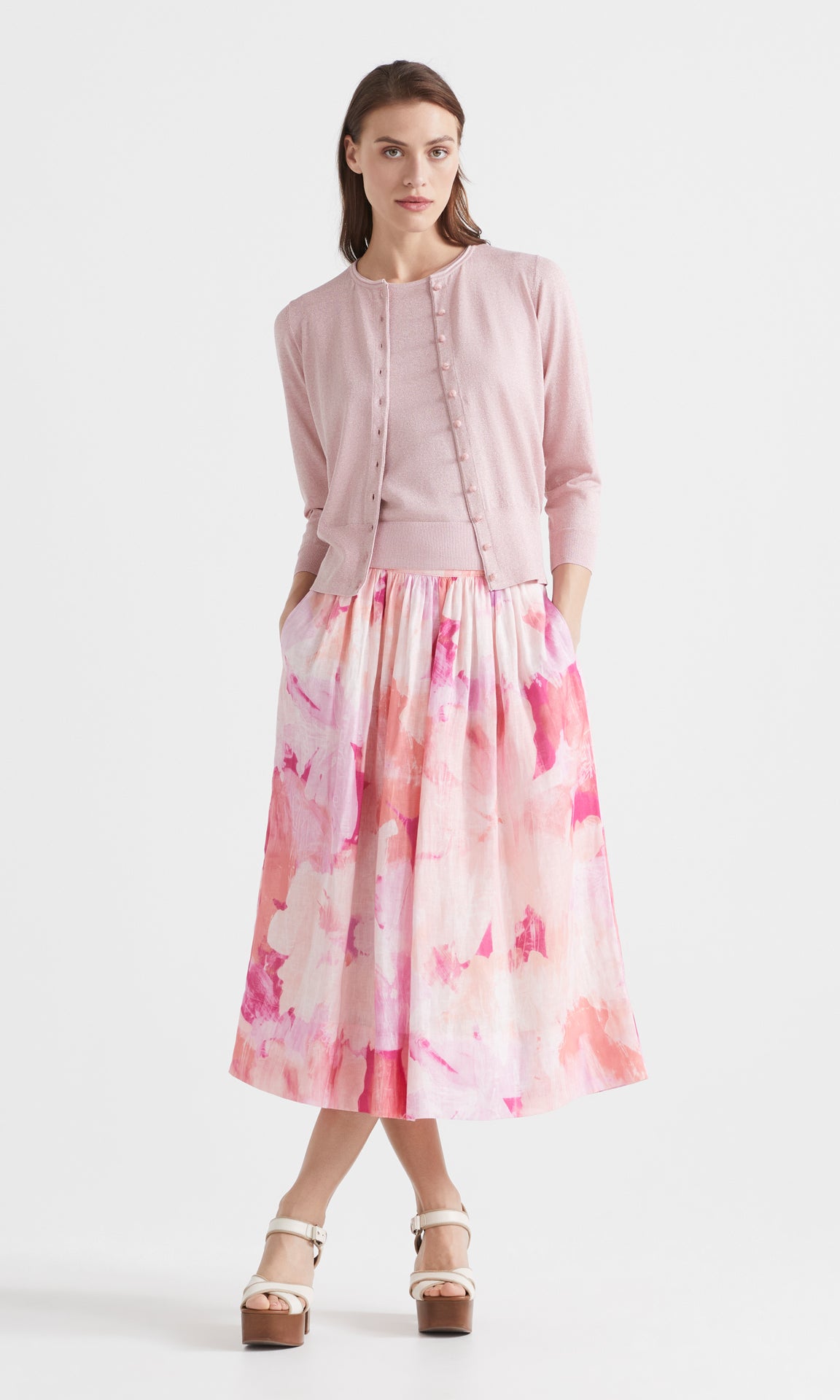 Hadley Cardigan Light Pink