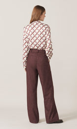 Weiz Bow Shirt Tea Rose