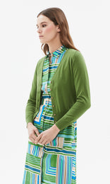 Rapallo Cardigan Green