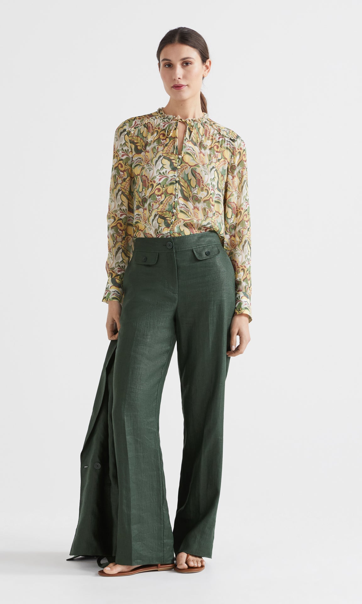 Lucida Faux fob Pant Botanical