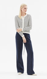 Dolce Cardigan Ivory/Navy