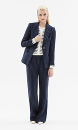 Jermyn Pinstripe Blazer Navy