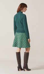 Balloch Crew Cardigan Dark Green